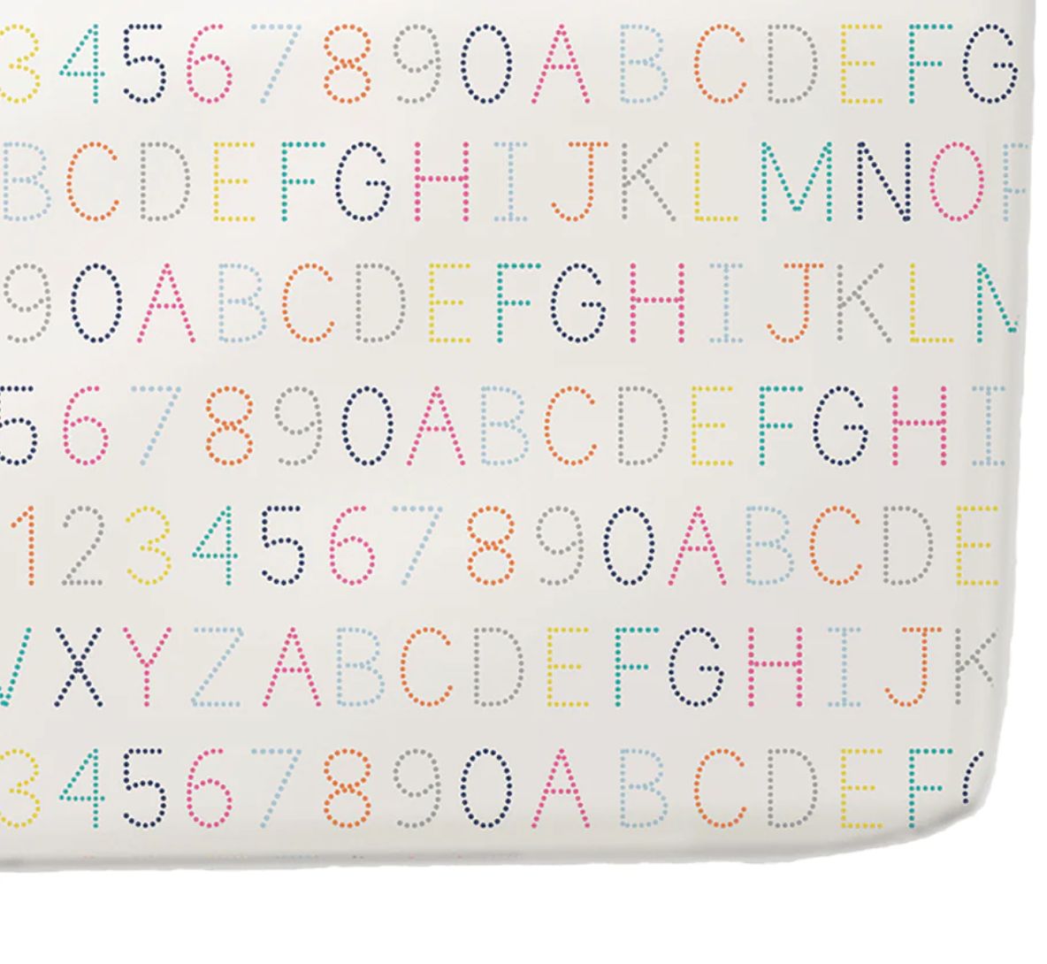 Pehr Crib Sheet- Alphabet