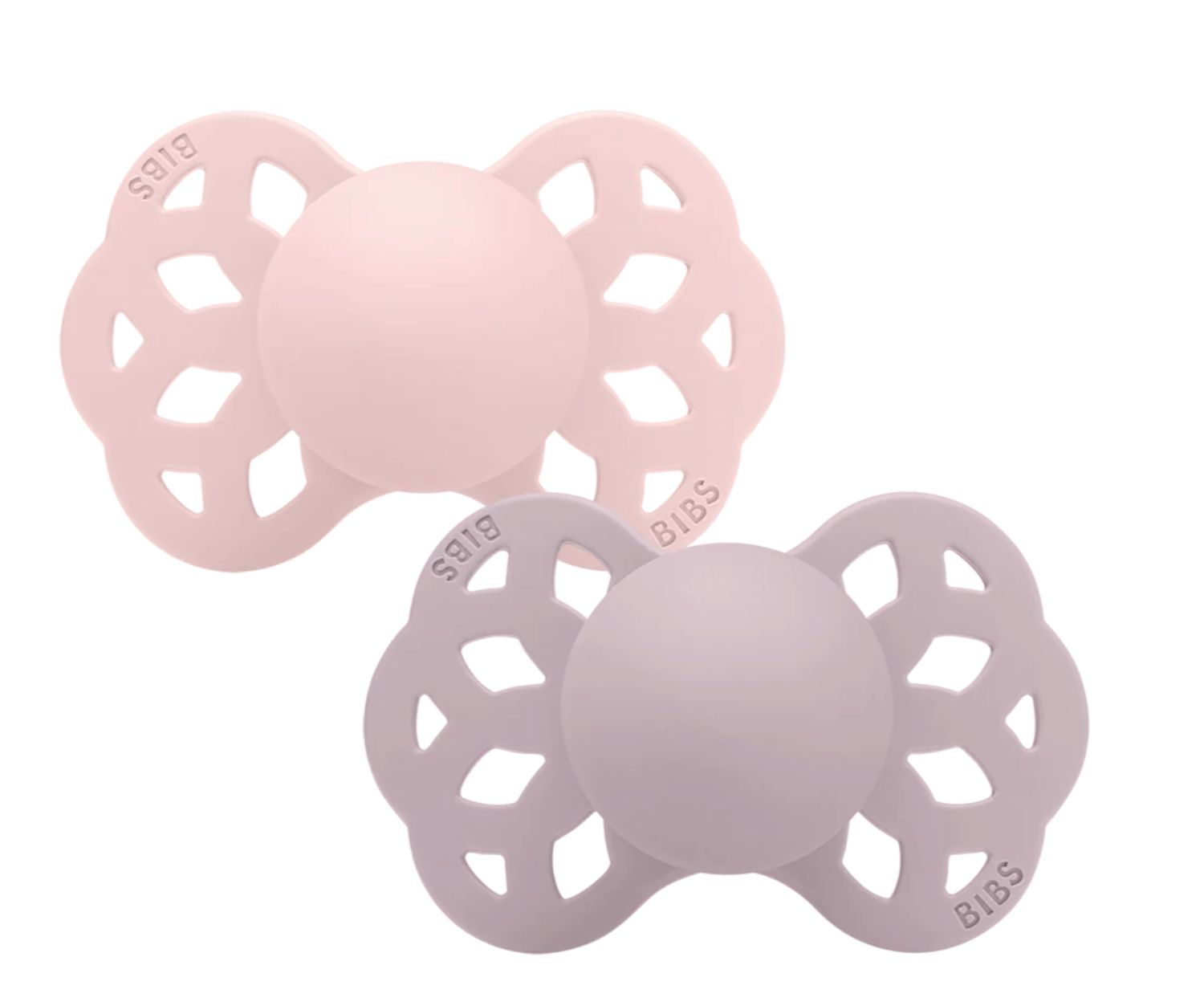 BIBS Infinity 2 Pack Blossom/Dusky Lilac Size 1