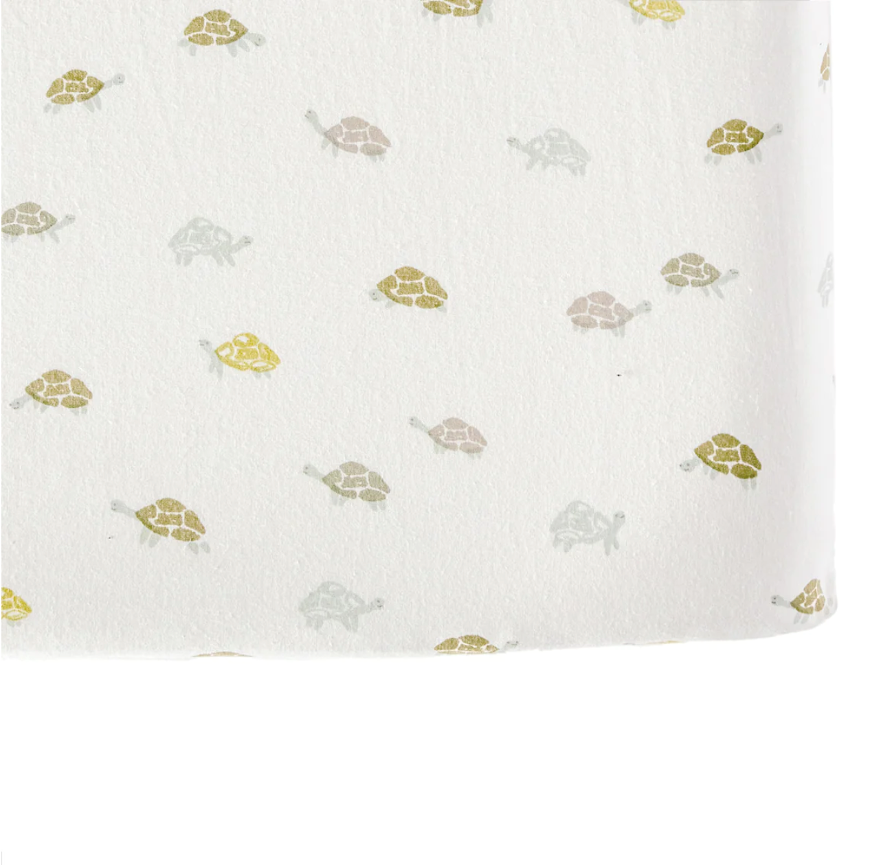Pehr Crib Sheet- Wildings Turtle