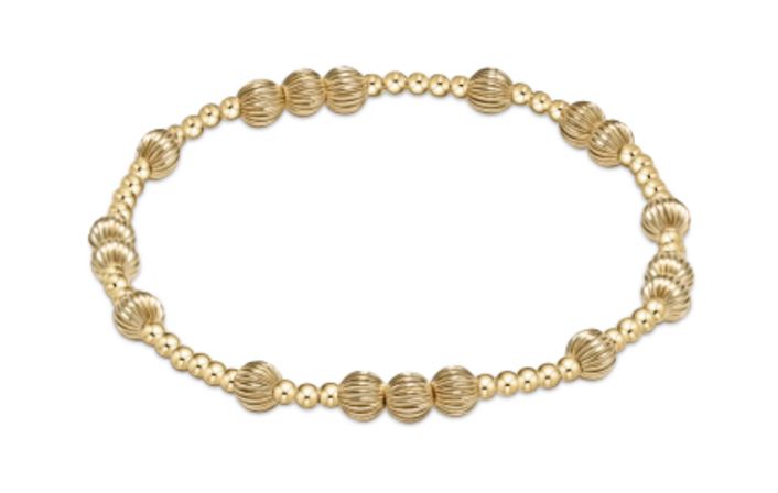 E Newton Hope Unwritten Dignity 5mm Bead Bracelet - Gold