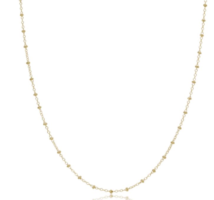 ENewton 15&quot; Choker Simplicity Chain Gold Classic 2mm Gold