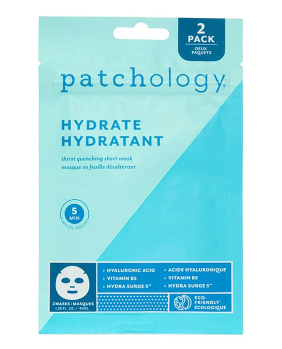 Patchology Hydrate Sheet Mask 2 Pack