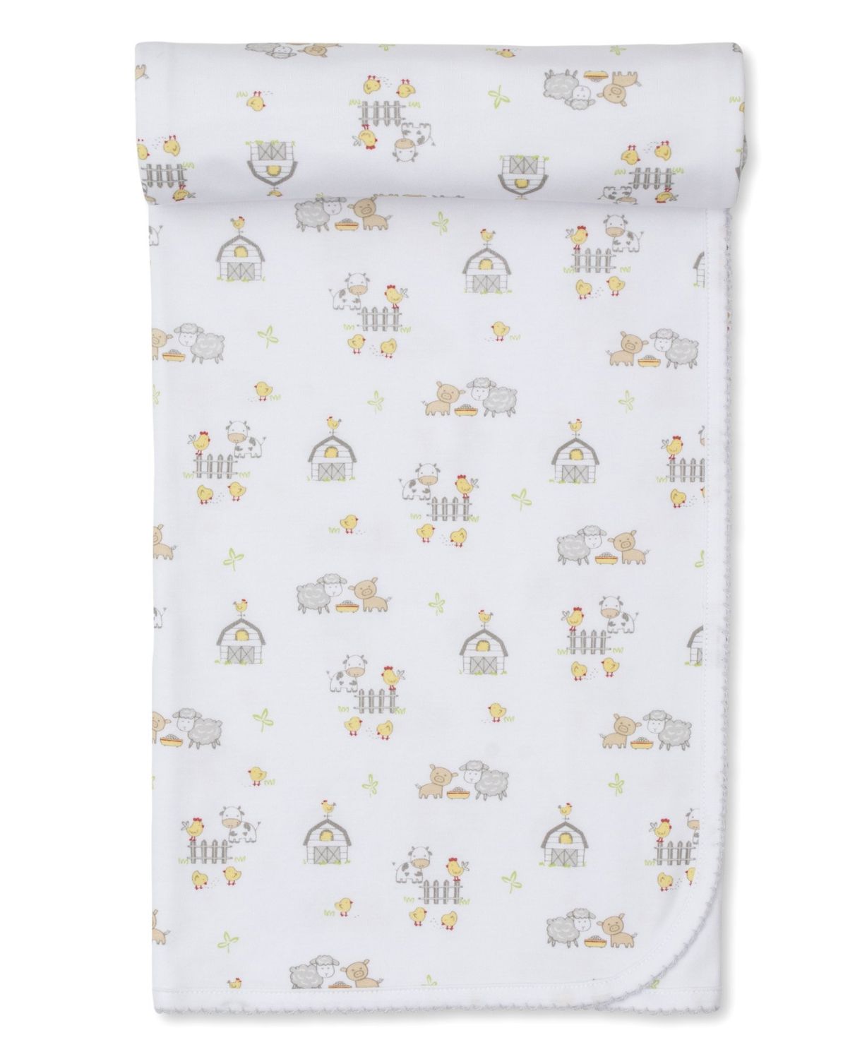 Kissy Kissy Multi Farmyard Frolic Blanket