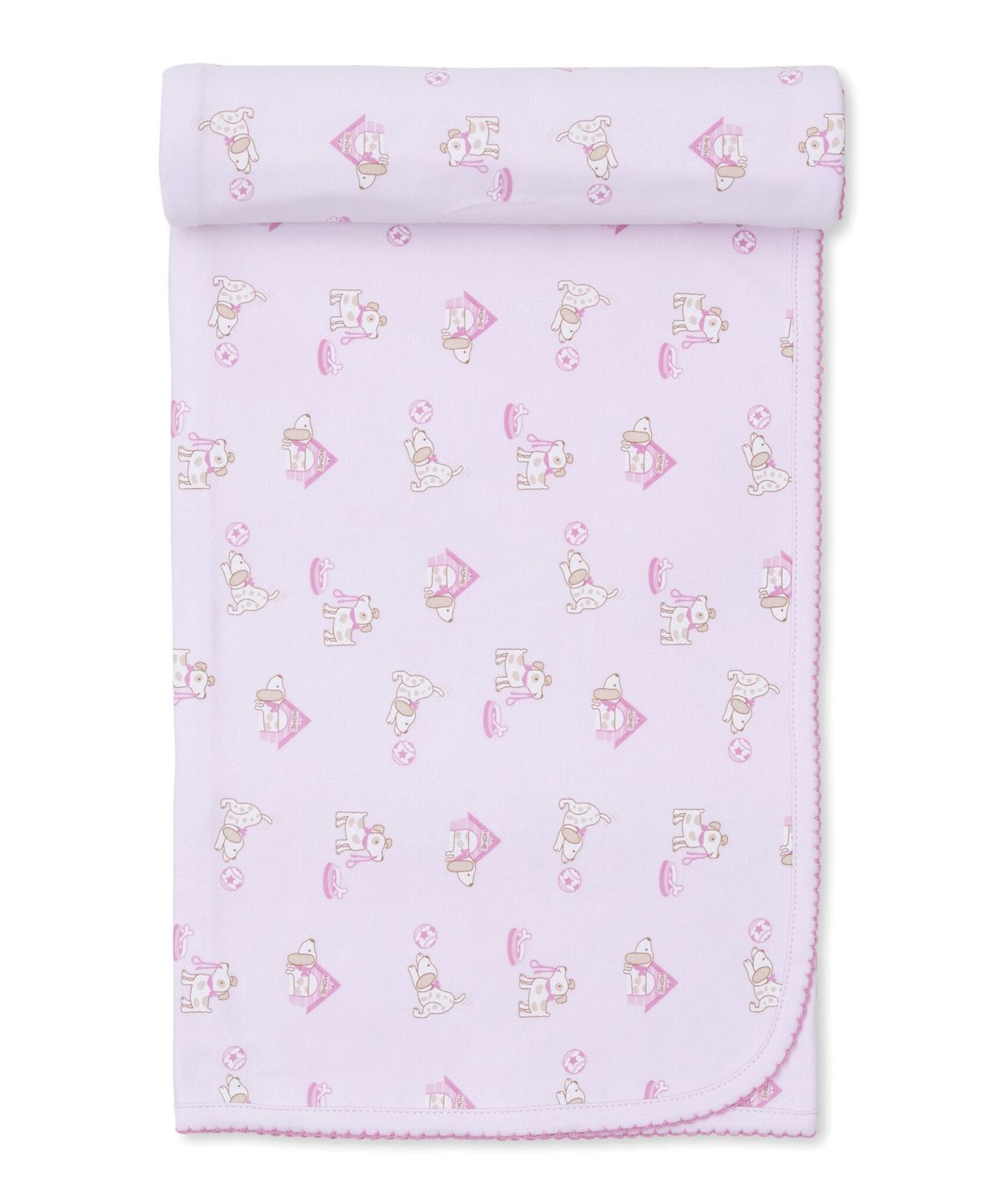 KK Blanket- Pink Pups in Action