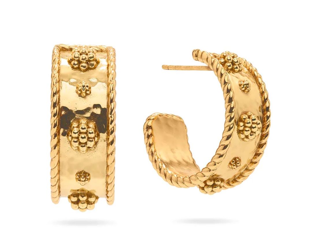 Berry Classic Small Hoop Earrings- Gold