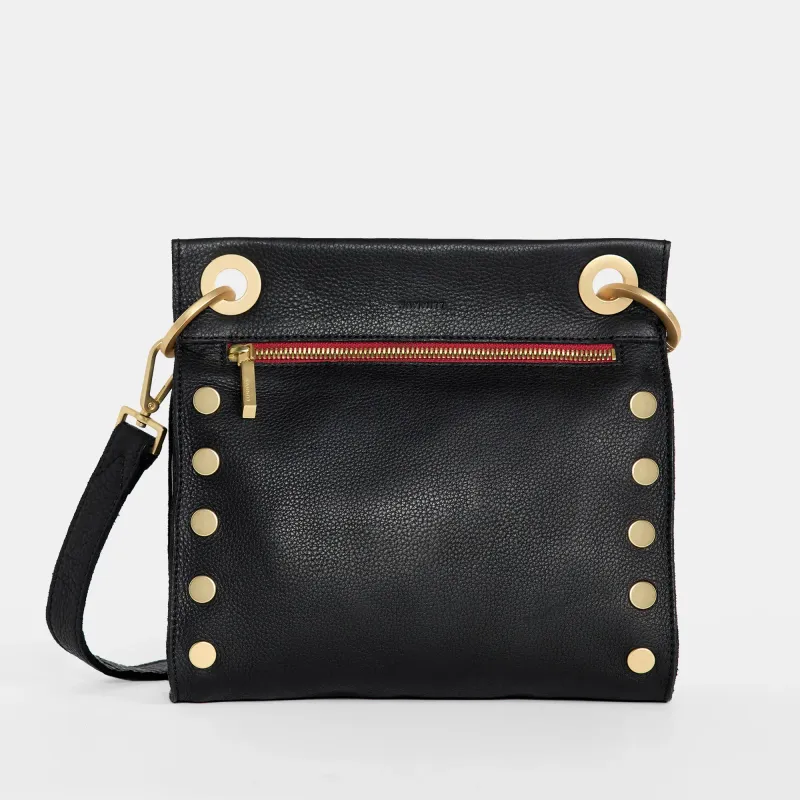 Hammitt Tony Medium Black BG with Red Zipper