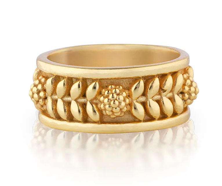 CDW Berry Vine Ring- Size 7- Gold