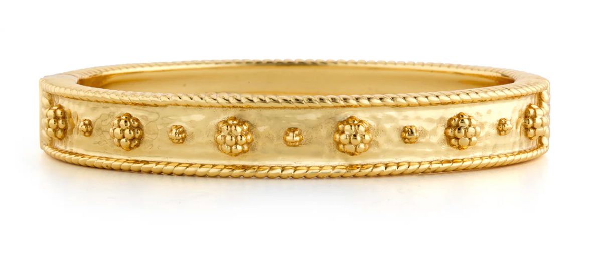 CDW Berry Classic Hinged Bangle- Gold