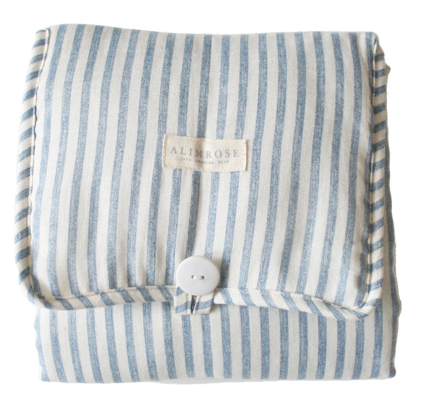 Little Traveller Change Mat- Chambray Stripe