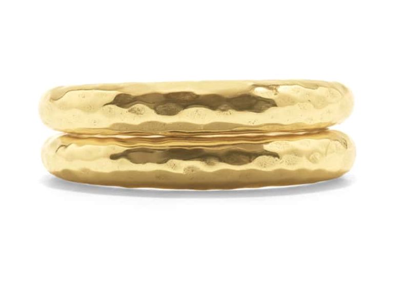 Cleopatra Slice Stacking Ring Set- Size 7- Gold