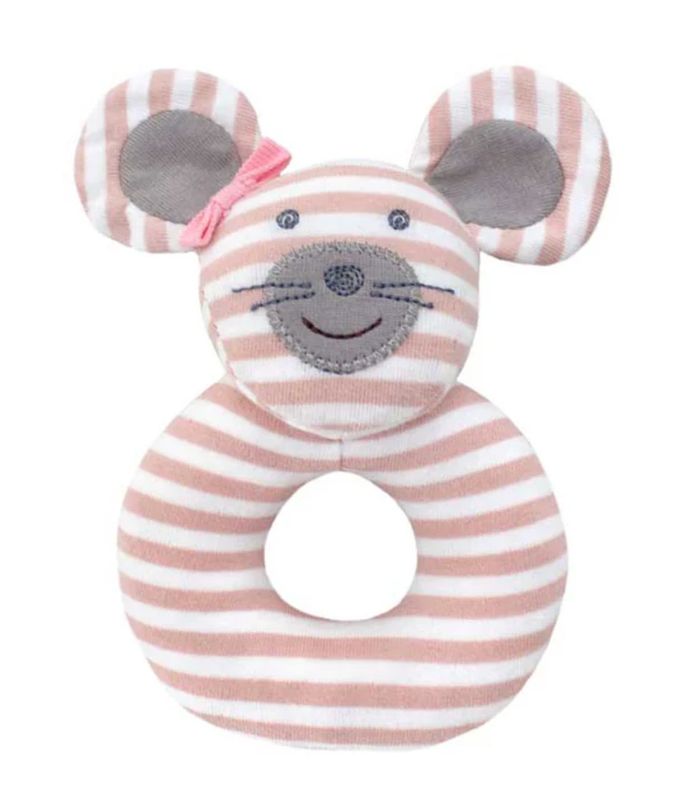 Ballerina Mouse Teething Rattle