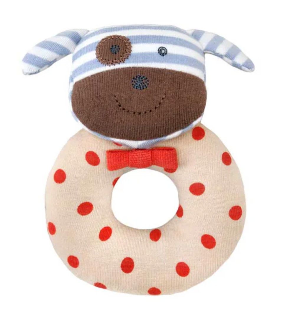 Boxer the Dog Teething Rattle
