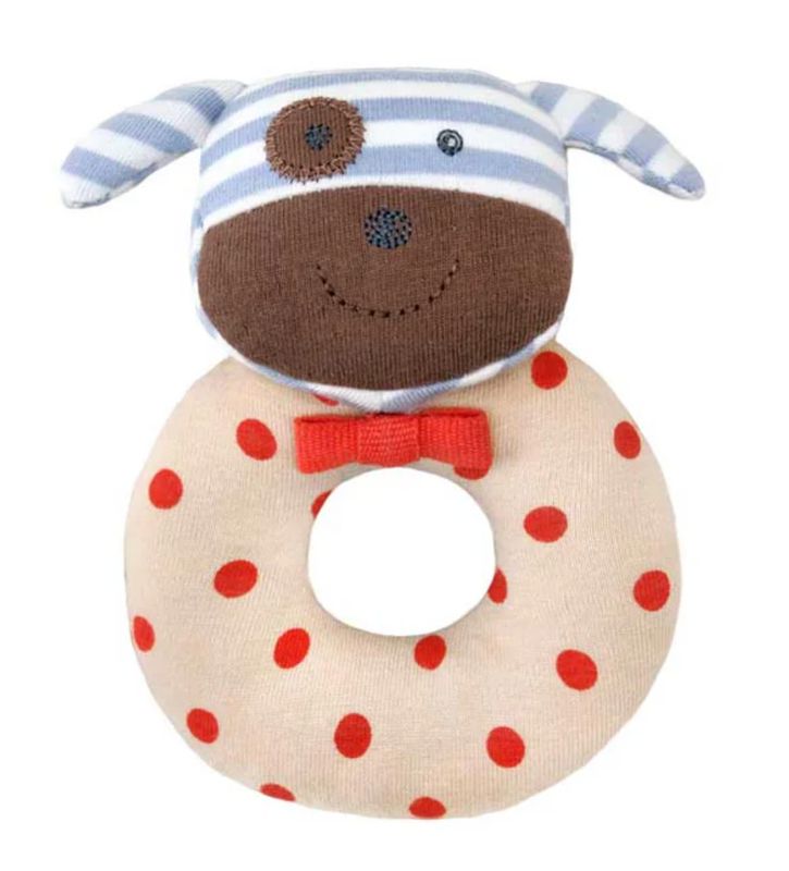 Boxer the Dog Teething Rattle