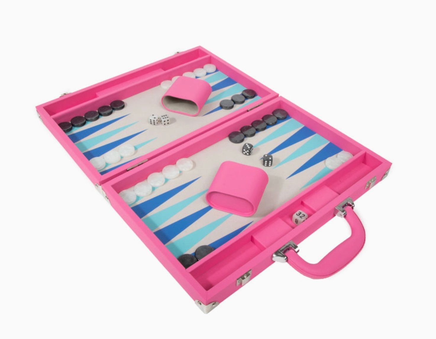 Ellen Backgammon Set- Pink