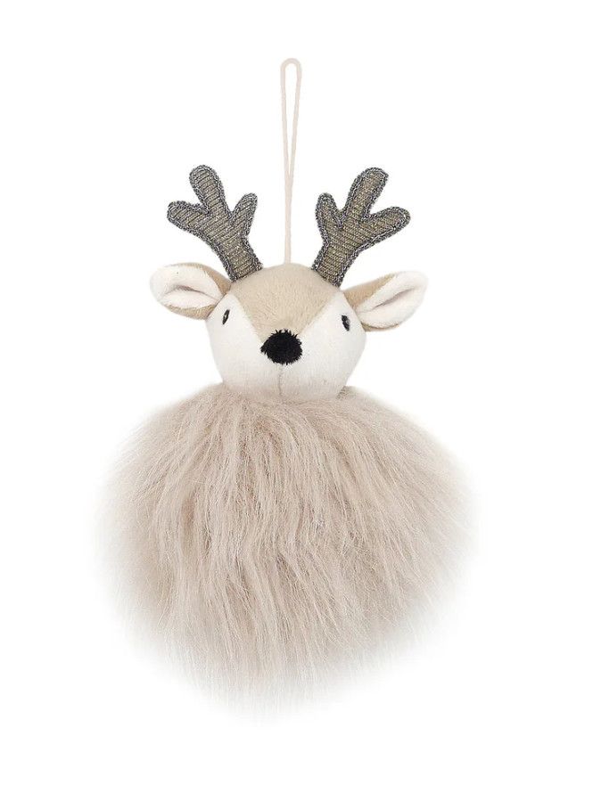 Taupe Reindeer Ornament