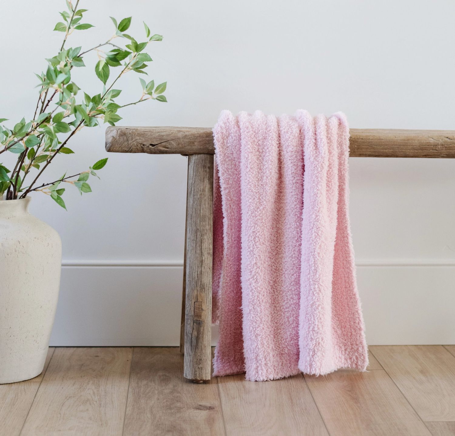 Bamboni Receiving Blanket- Light Pink