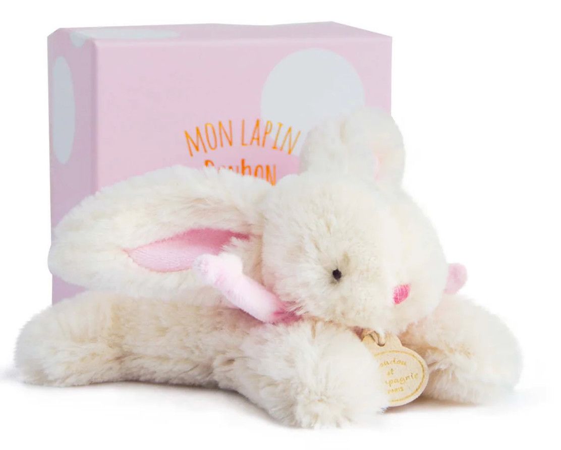 DouDou Pink Plush Bunny Small