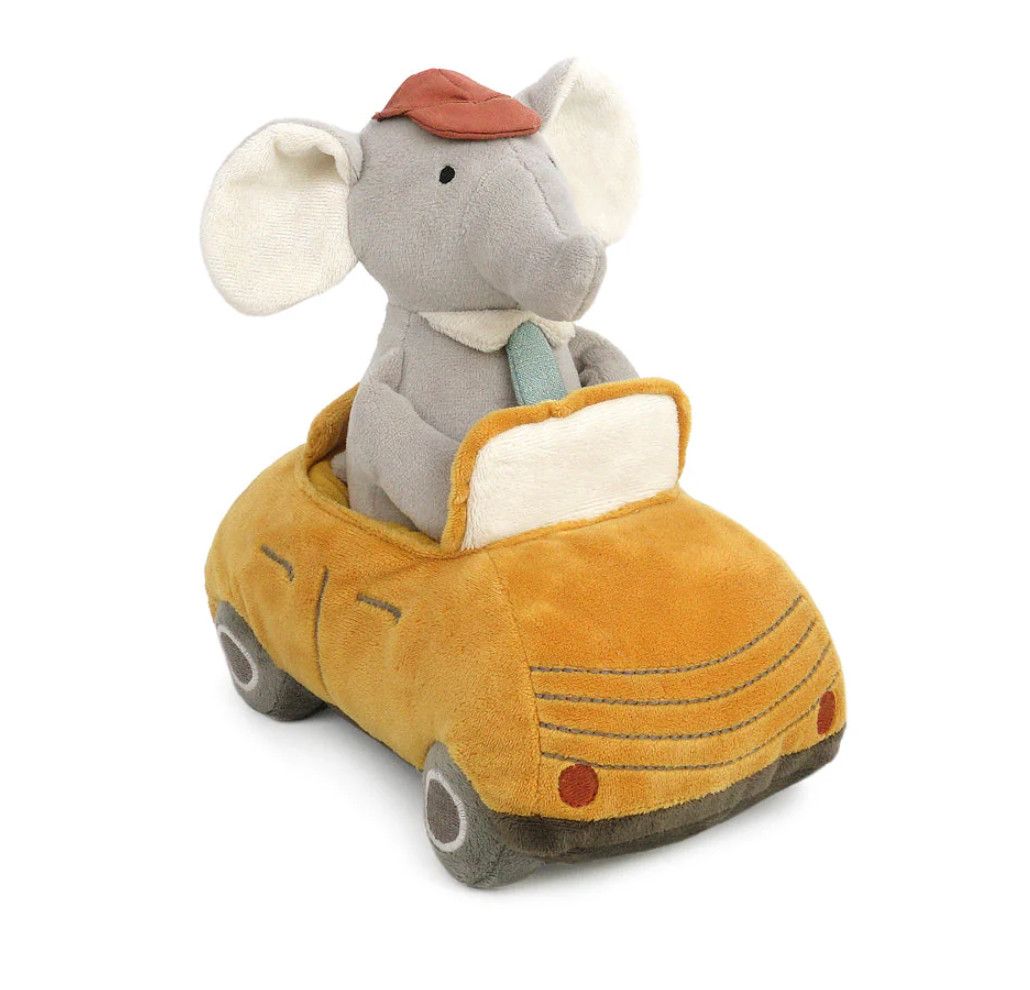 Elephant &amp; Car Plush Toy