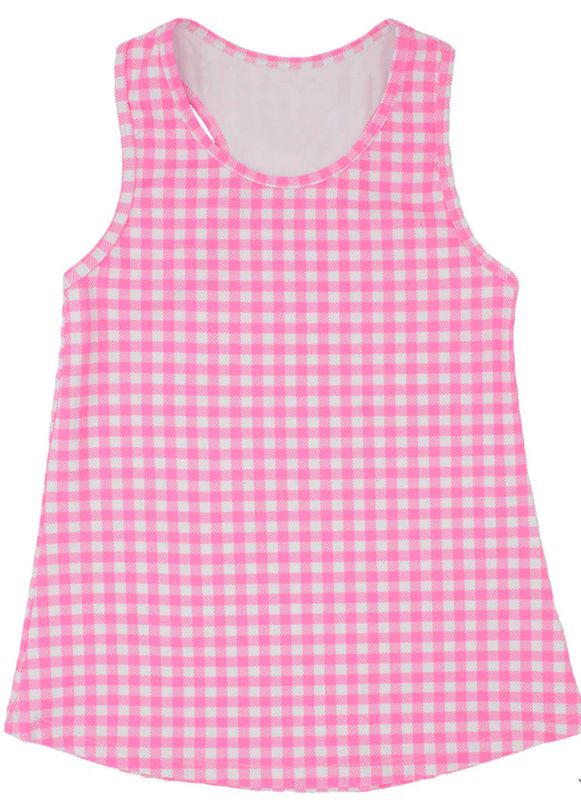 Gingham Racerback Tank