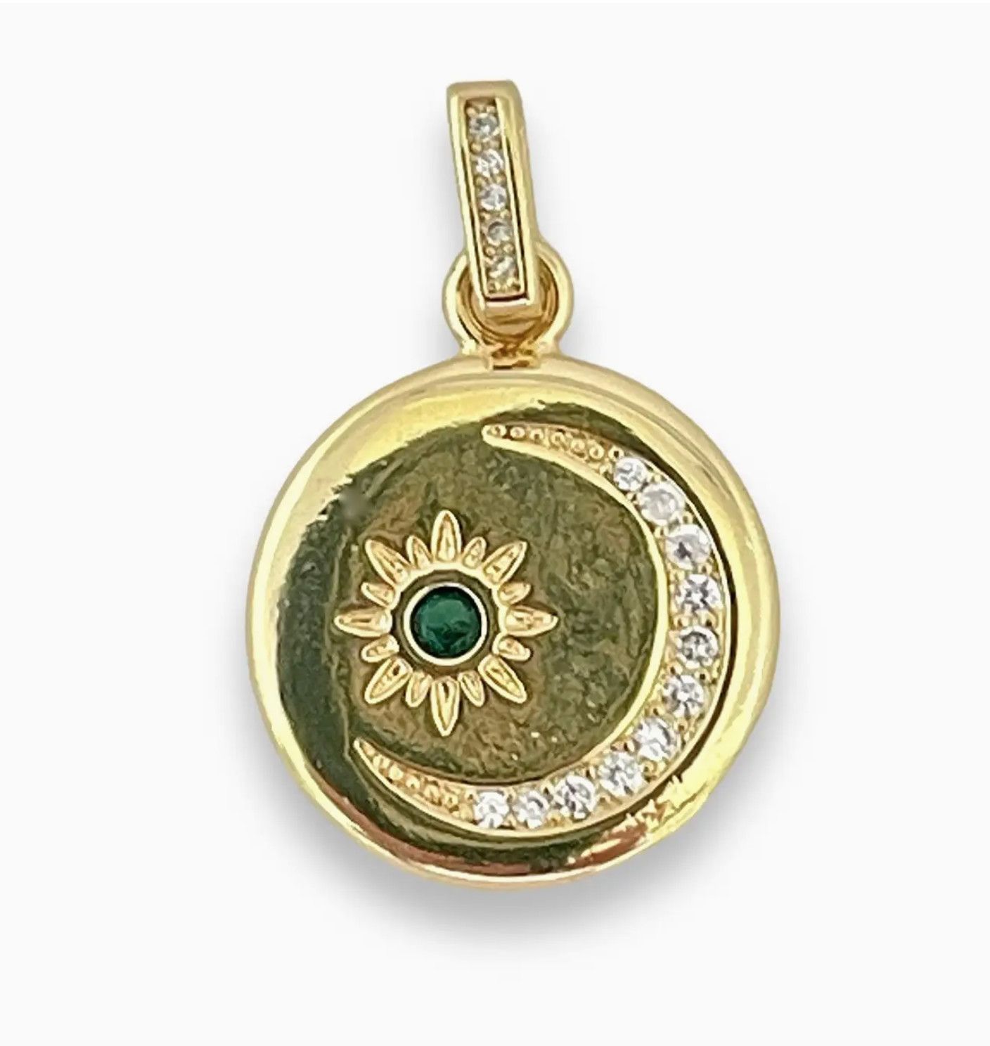 Moon and Star Pendant