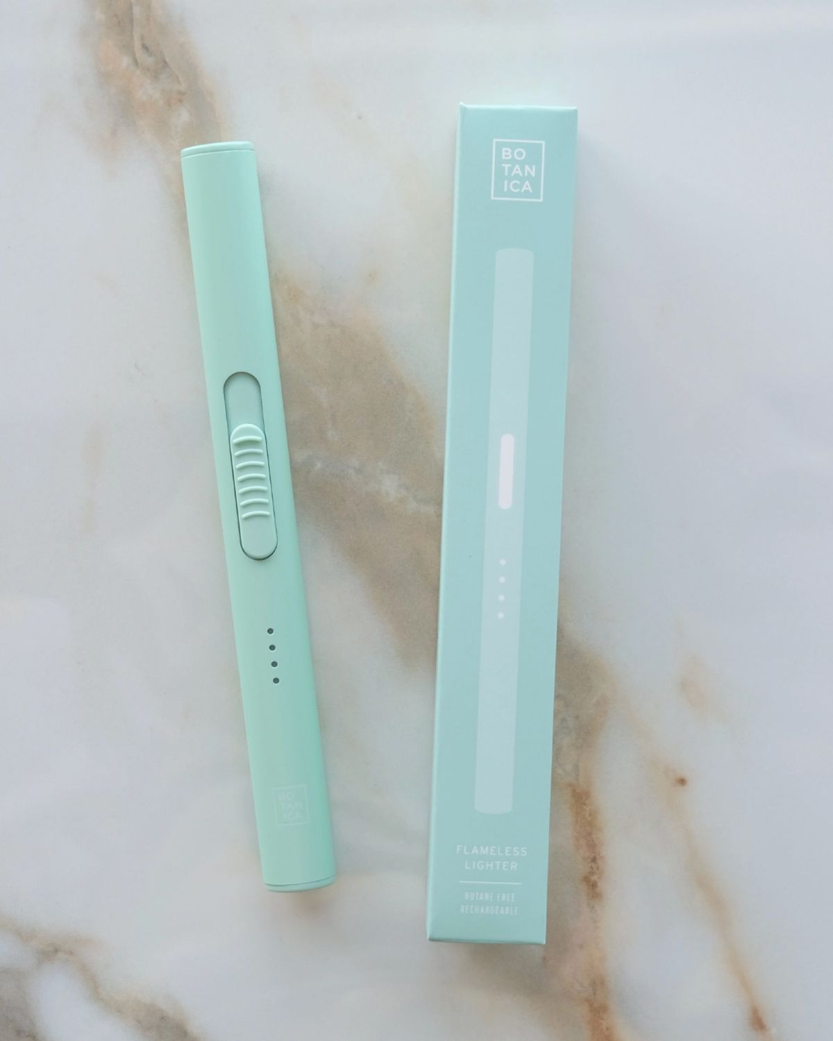 Solid Flameless Rechargeable Lighter- Seafoam