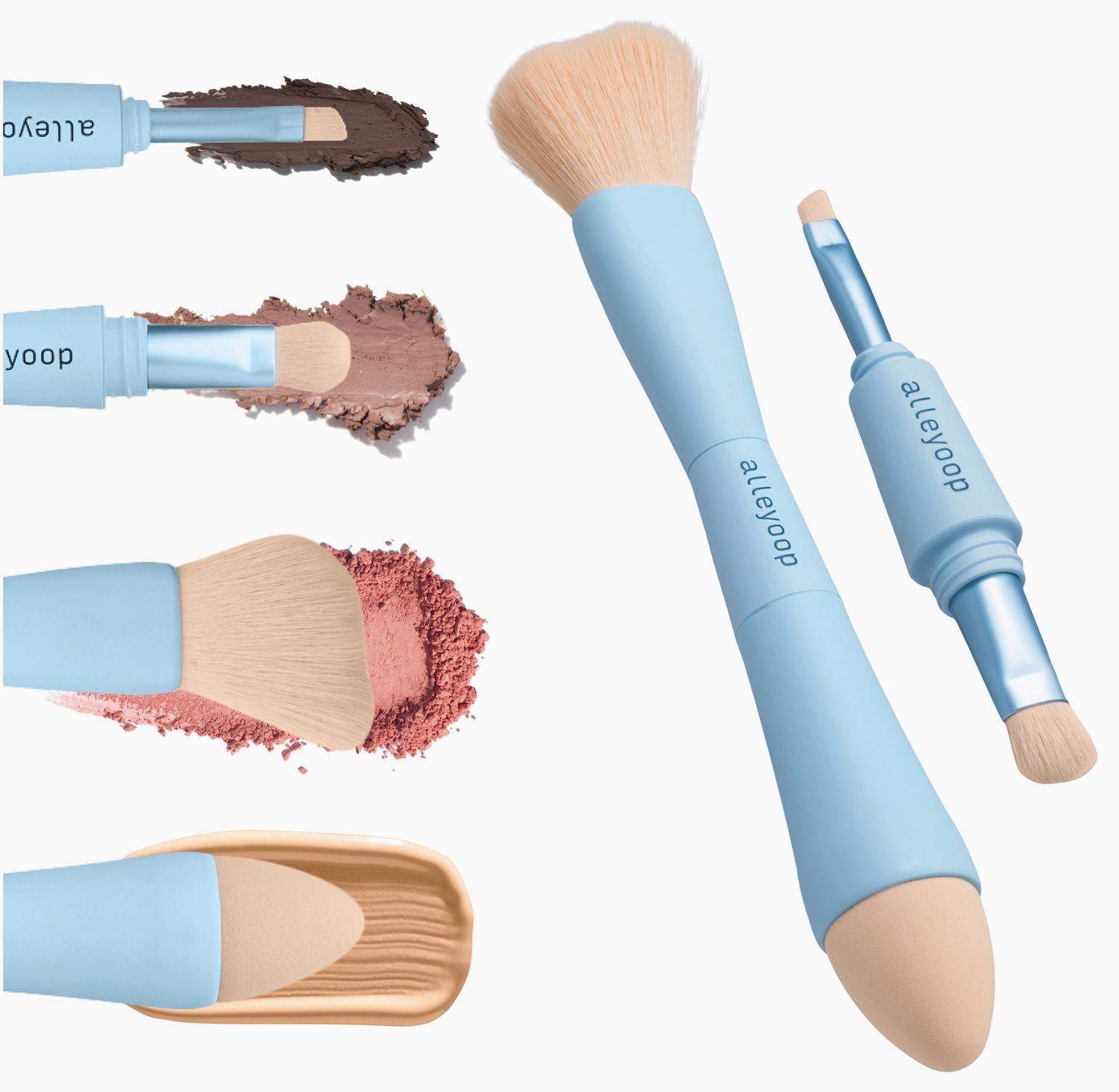 Multi-tasker 4 in 1 Makeup Brush