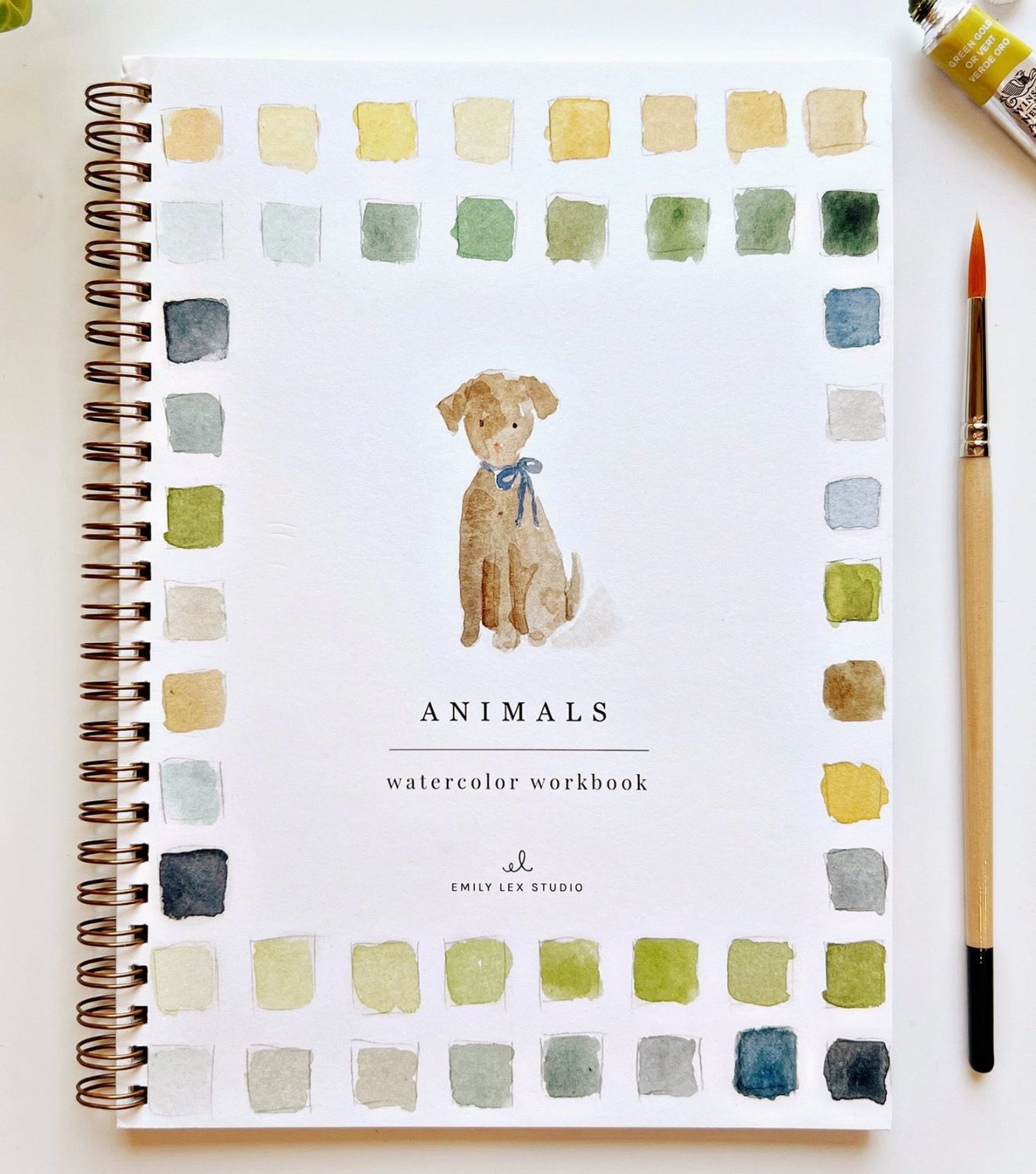 Animals Watercolor Workbook