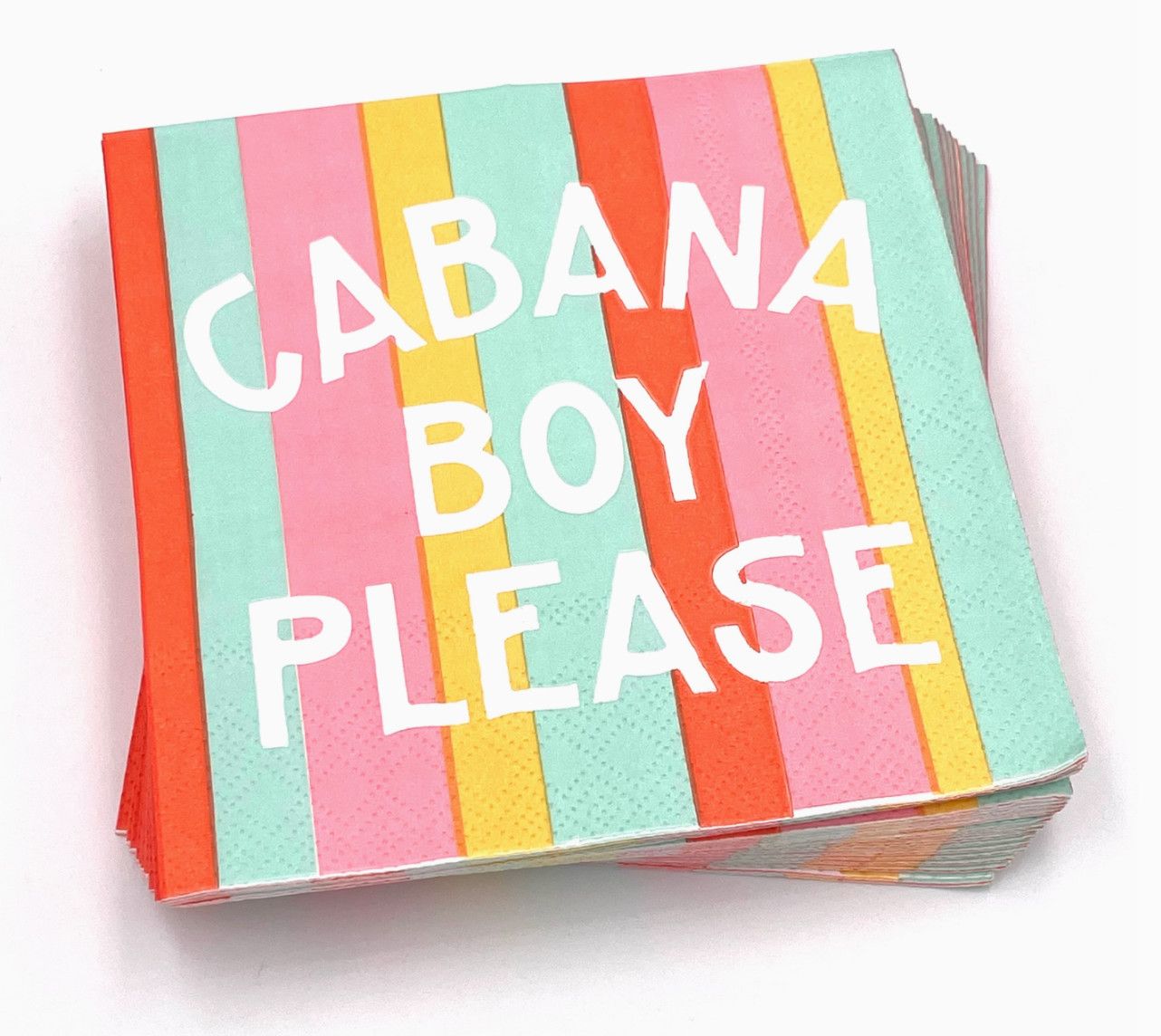 Cocktail Napkins- Cabana Boy Please