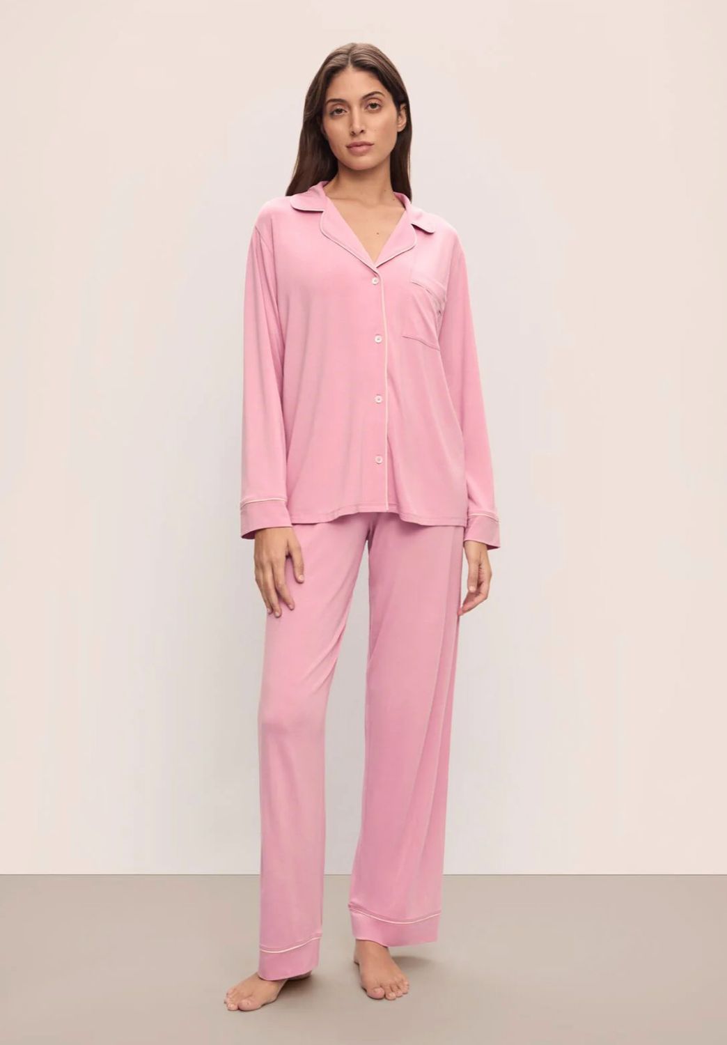 Gisele Long PJ Set- Rose Quartz/Petal Pink