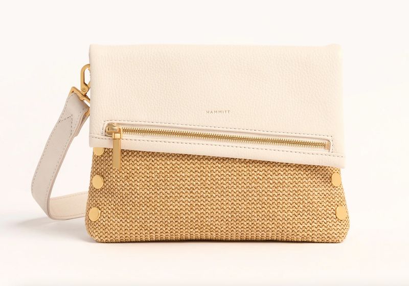HAMMITT VIP Med- Calla Lily White Raffia