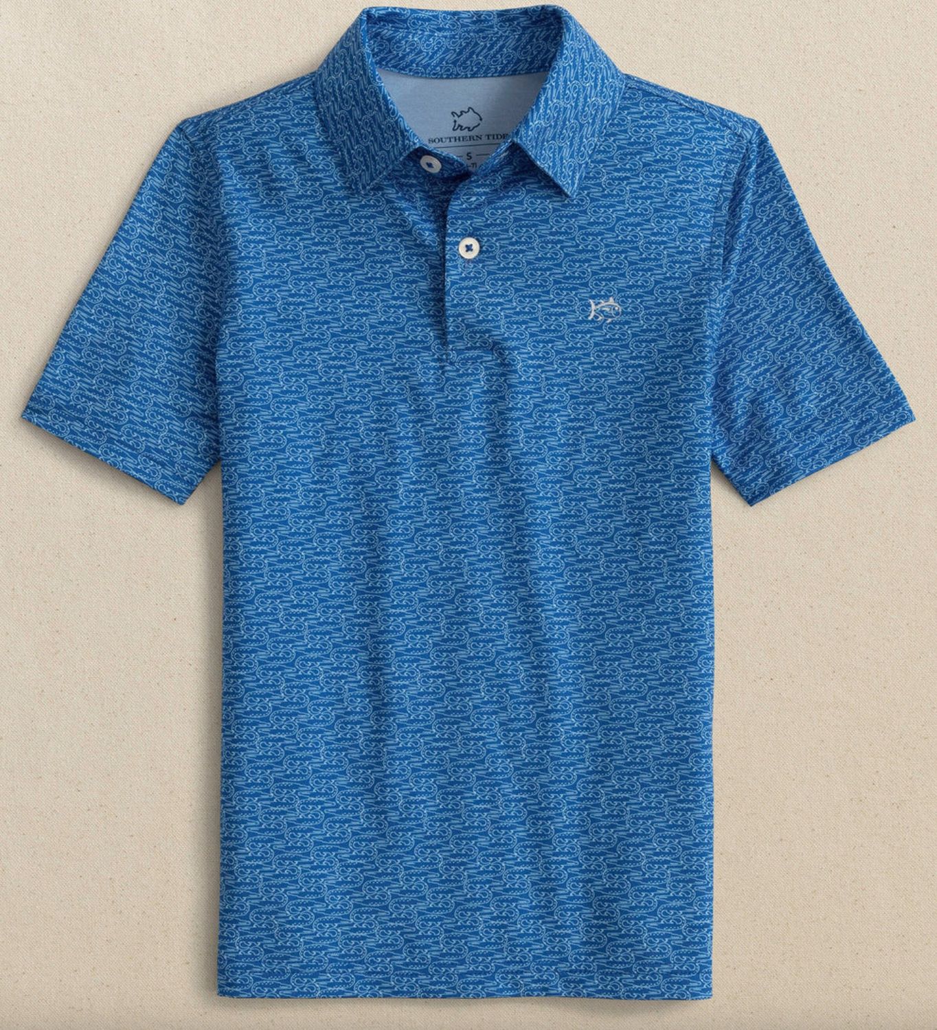Make it Snappy Perf Polo- Blue Lolite