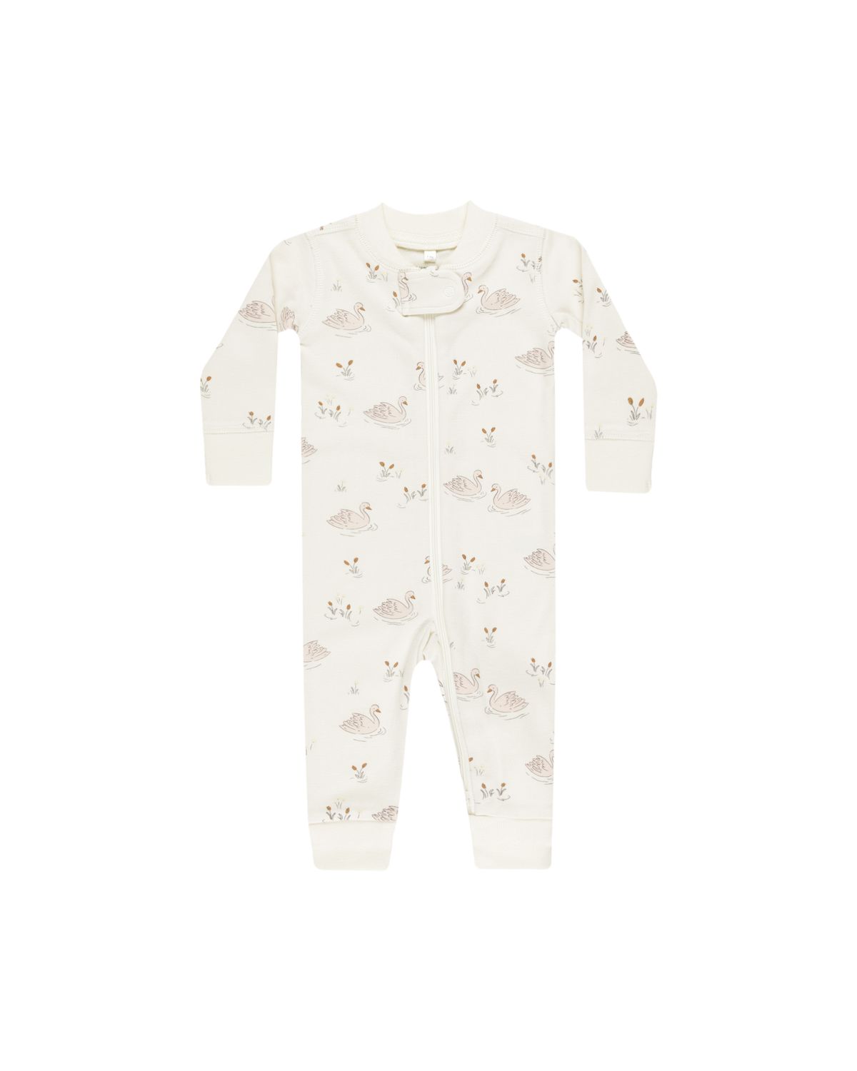 Zip Longsleeve Sleeper- Swans