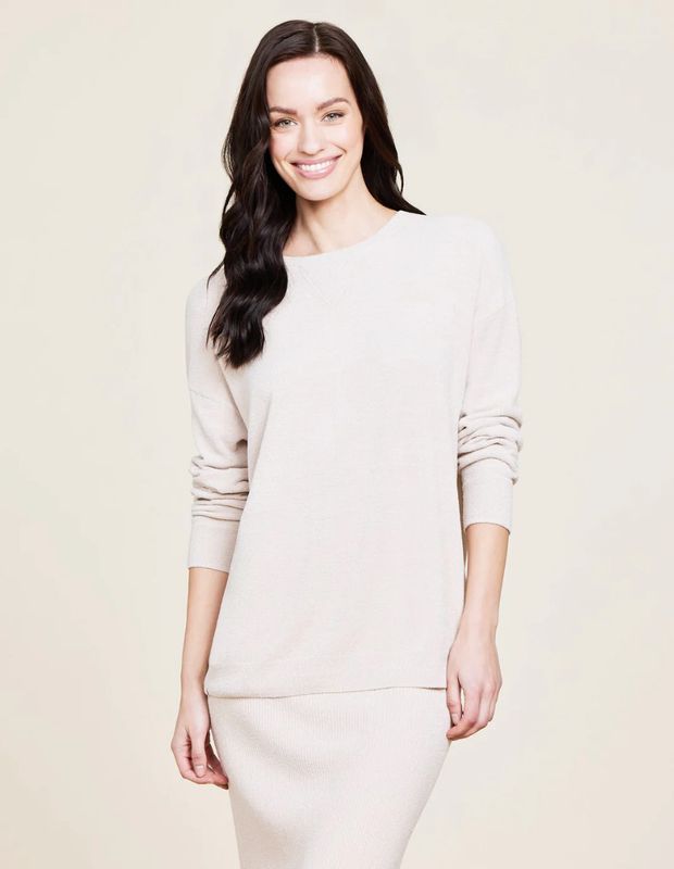 BFD CCUL Drop Shoulder Pullover- Stone