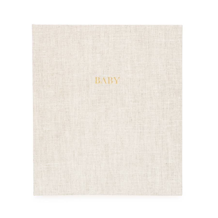 Sugar Paper Flax Baby Book