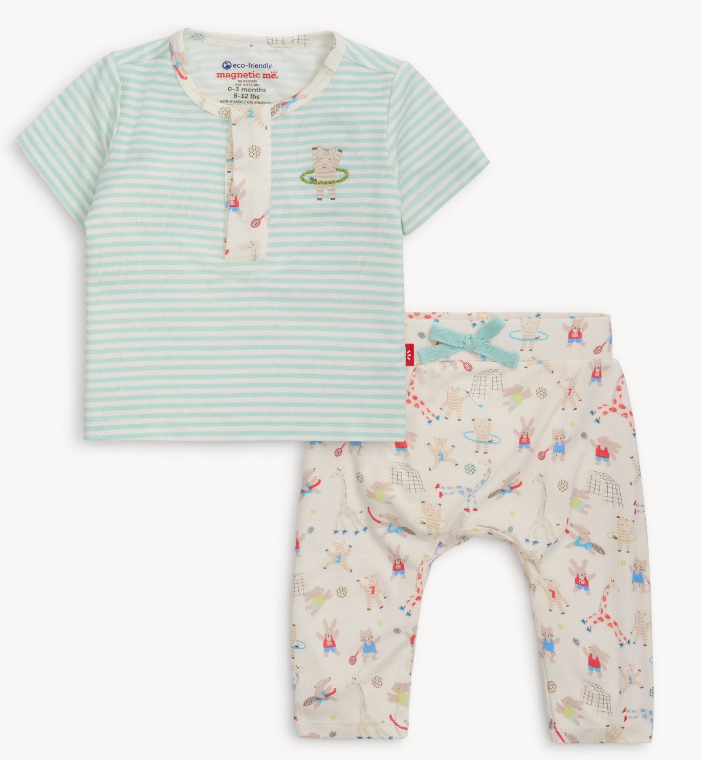 Furry Field Day Top and Pant Set