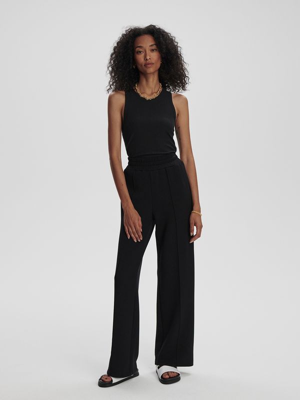 The Wide Leg Pant 28- Black