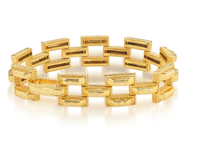 Pathway Petite Link Bracelet 7.25"- Gold