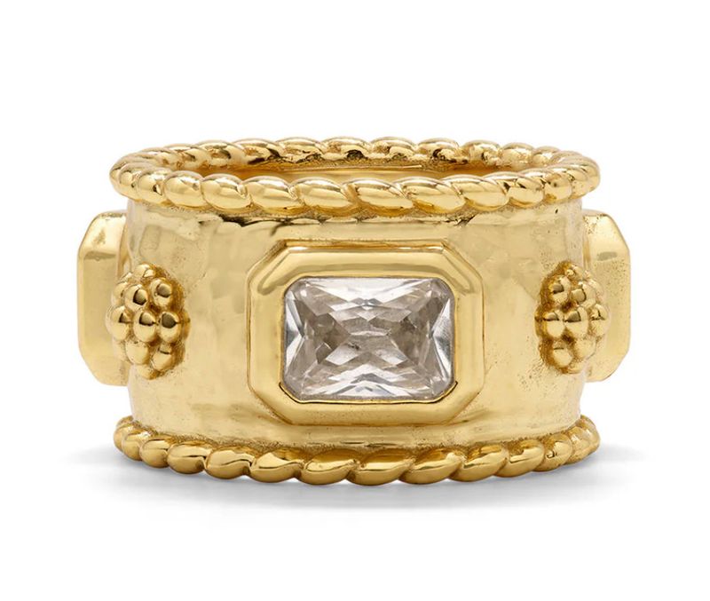 Berry Band, Clear Cubic Zirconia- Size 8