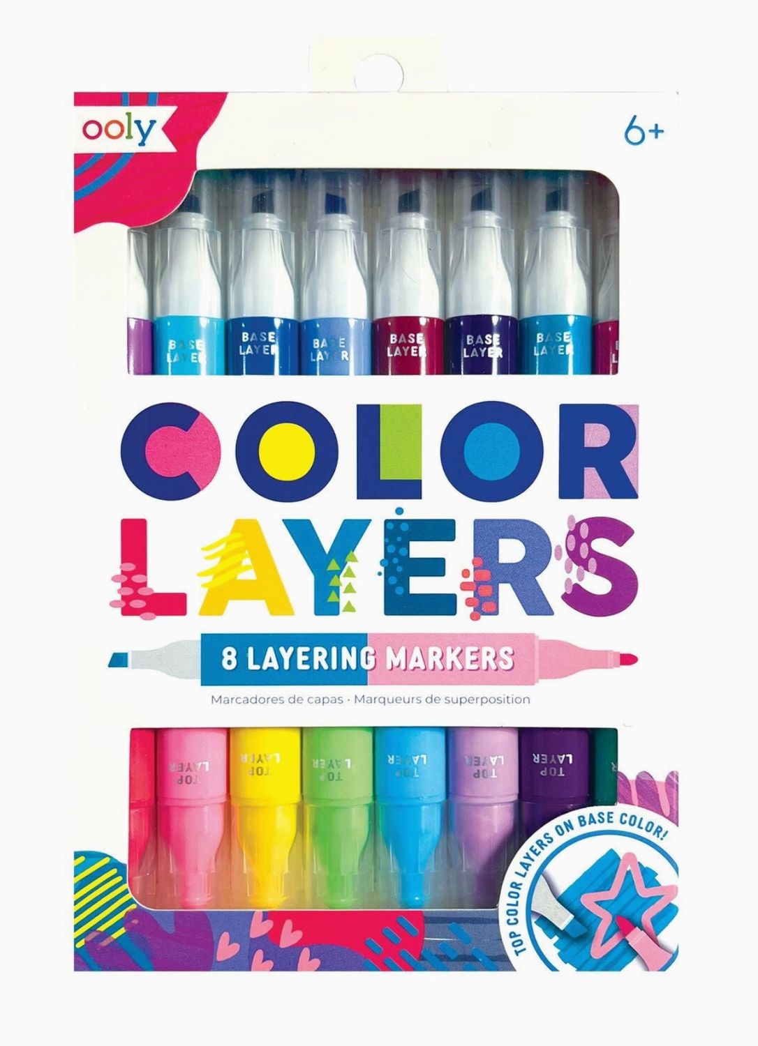Color Layers Double-Ended Layering Markers