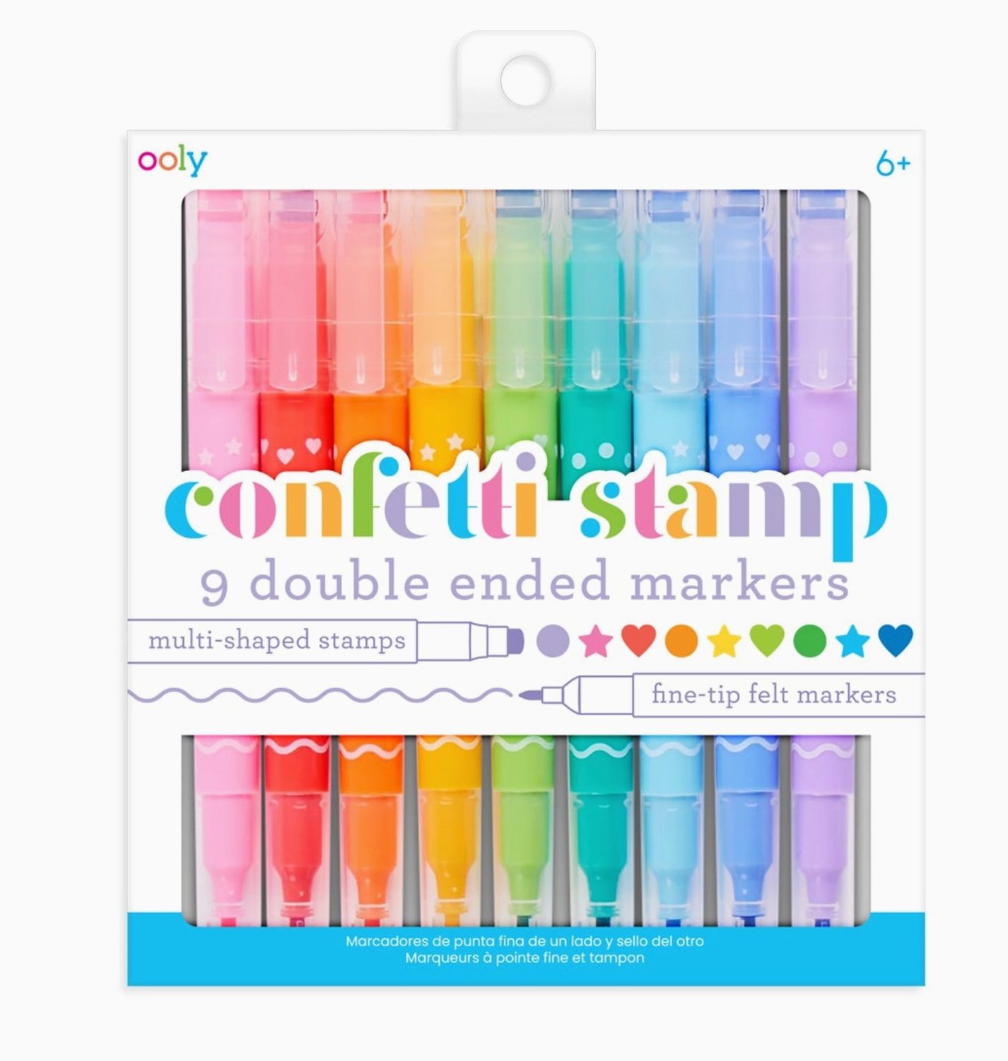 Confetti Stamp Double Ended Marker