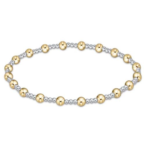 Classic Sincerity 4mm Mixed Metal Bracelet