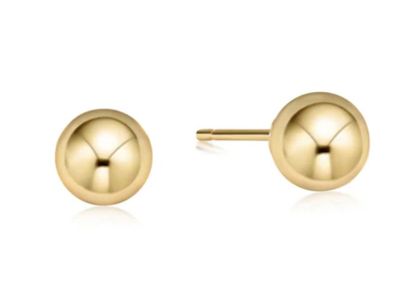 Classic 8mm Ball Stud- Gold