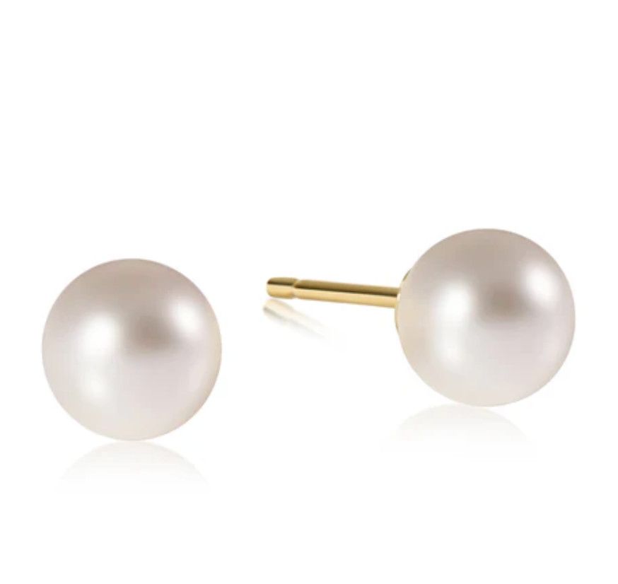 Classic 10mm Ball Stud - Pearl