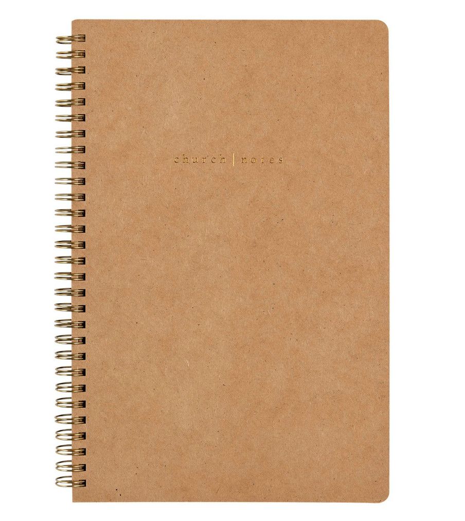 Church Notes Notebook - Kraft