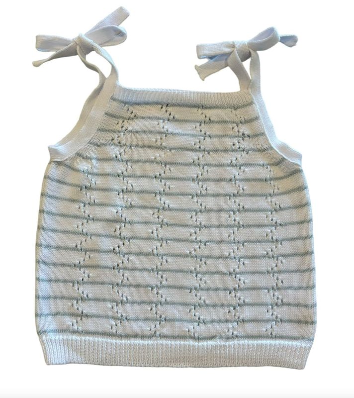 Tank Top with Tie Straps