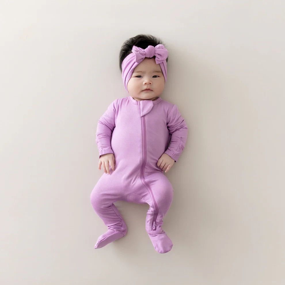 Kyte Zippered Footie- Poi