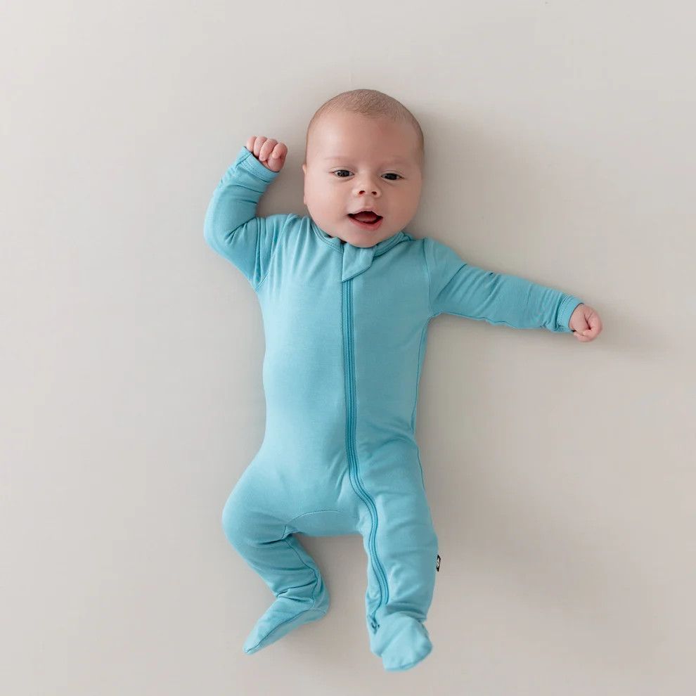 Kyte Zippered Footie- Makai