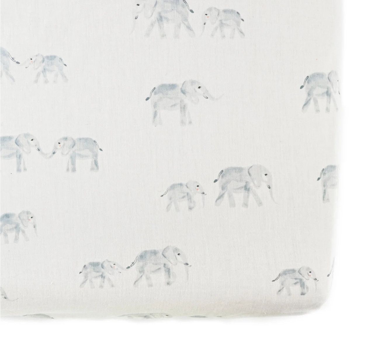 Pehr Crib Sheet Follow Me Elephant
