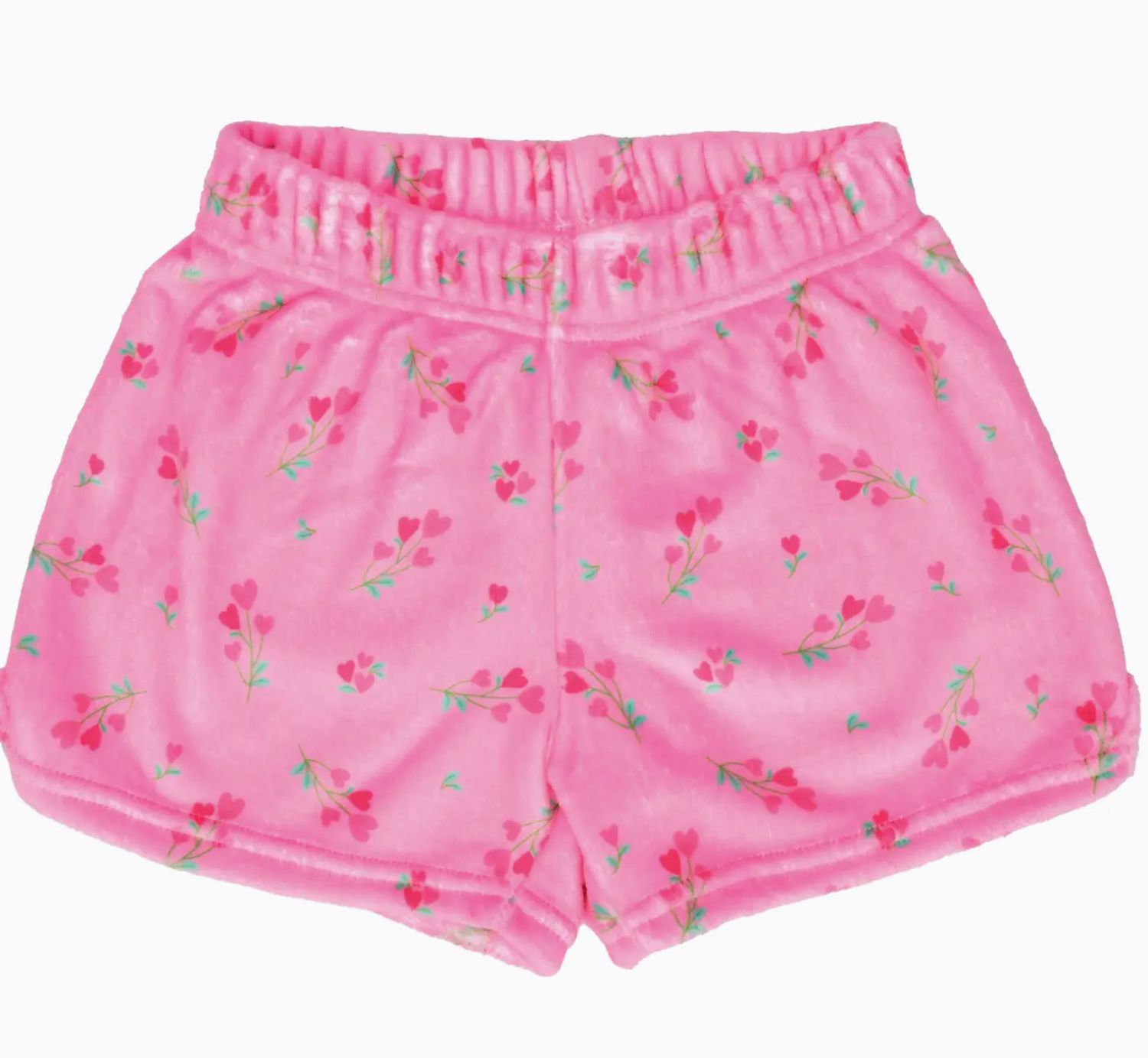 Theme Sweet Pink Plush Shorts