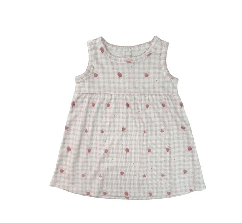 Strawberry Pima Dress